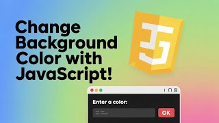 Change Background Color with Prompt in JavaScript | Beginner Web Project