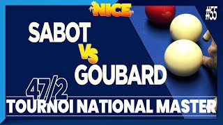 Billard Français - Tournoi Master 2020 - Cadre 47/2 - SABOT vs GOUBARD