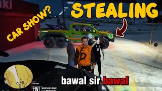 STEALING ANIMATED RAPTOR WORTH 600M IN CARSHOW  DITO SA GTA 5 ( TAGALOG )