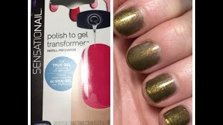 Sensationail Polish to Gel