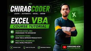 Excel VBA Tutorial 1 | Enable Developer Tab & VBA Editor | Beginner Guide | CHIRAGCODER