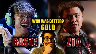 Mobazane on who was the better gold: Zia or Basic?