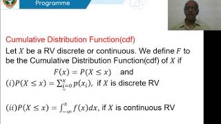 02 Complex Analysis probability & Statistical method Module 3 Lecture 2