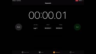 Fastest time to stop and start a stopwatch (world record)