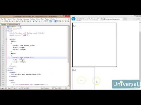 Lesson 8: Borders, Backgrounds, and Floating Divs - HTML Course Lesson 8: Borders, Backgrounds, and Floating Divs - HTML Course