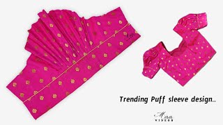 Trending puff sleeve design cutting and stitching / Puff sleeve desingn / Trending sleeve design