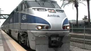 Trains at Fullerton Train Station