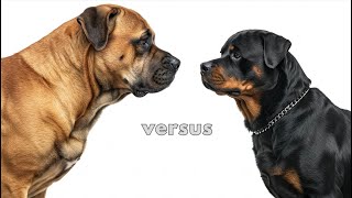 The Ultimate Showdown: Rottweiler vs Boerboel