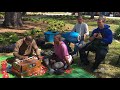 animesh prabhu chants hare krishna at krishna lunch