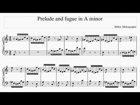 Prelude And Fugue In A Minor - YouTube