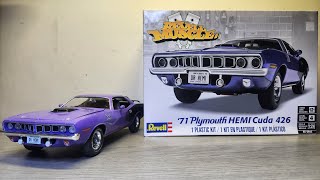 Revell '71 Plymouth Hemi Cuda 426 complete build