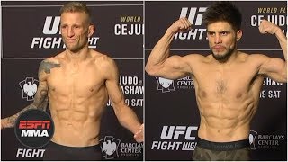 Henry Cejudo, TJ Dillashaw and others weigh-in prior to UFC Fight Night: Brooklyn | ESPN MMA