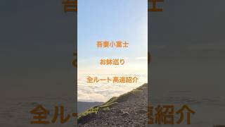 吾妻小富士御鉢巡り、全ルートをタイムワープ撮影〜30分の行程を1分に纏めました（福島県）