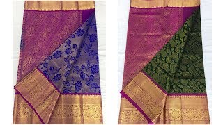 Beautiful 100% Pure Gadwal Silk Sarees with Price(Inside Video) || latest gadwal silk sarees