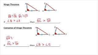 5.6 - Inequalities in Two Triangles