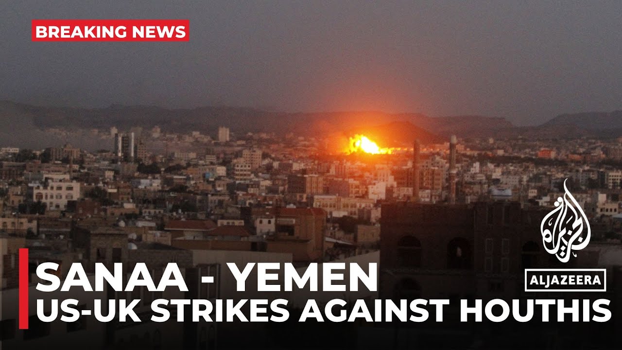 US, UK Carry Out Strikes Against Houthis In Yemen | The Military Channel