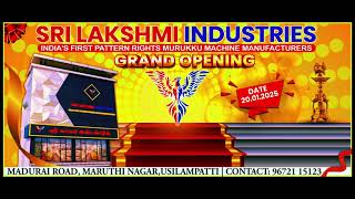 #new ShowRoom Opening |SRI LAKSHMI INDUSTRIES |#madurai #usilampatti @murukkumachineprakashsrila833