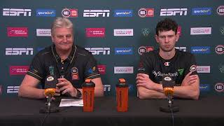 Scott Roth and Clint Steindl press conference vs South East Melbourne Phoenix Round 15  NBL25