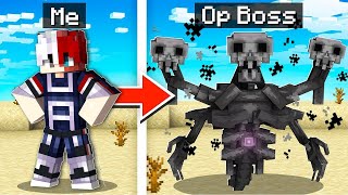 Morphing into OP BOSSES to Prank My Friend in MINECRAFT 😂