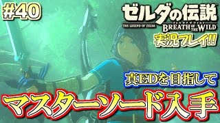 【NS】真EDへ！マスターソード入手！ゼルダの伝説 ブレスオブザワイルド 実況プレイ！#40【ニンテンドースイッチ】