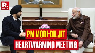 PM Modi And Singer Actor Diljit Singh Memorable Moments During Meeting