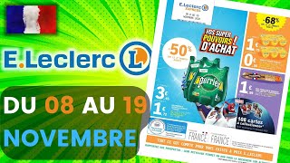 catalogue LECLERC du 8 au 19 novembre 2022 💝💛 Arrivage - FRANCE