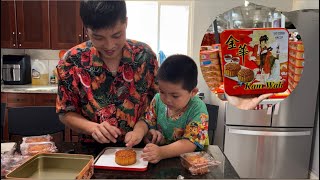 REVIEW BÁNH TRUNG THU TẠI COSTCO - BRYAN BỆNH NÊN KHÔNG THỂ ĐẾN TRƯỜNG NHẬP HỌC