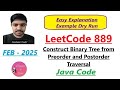 Construct Binary Tree from Preorder and Postorder Traversal | LeetCode 889 | Java | Developer Coder