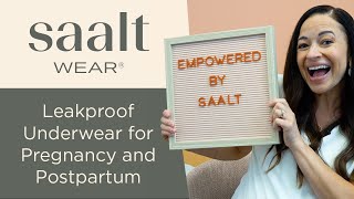 Saalt Wear Leakproof Underwear for Pregnancy \u0026 Postpartum