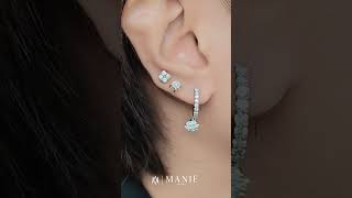 ต่างหูเพชรสวยมากค่ะ #เพชรแท้ #diamond #diamondjewels #maniejewel #jewelry #earrings #dimond