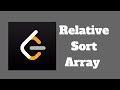 LeetCode Algorithms Easy: Relative Sort Array