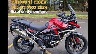 Triumph Tiger 900 GT pro en dynamique