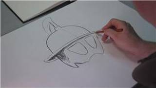 Drawing Lessons : How to Draw a Gladiator Helmet