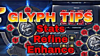 GLYPH TIPS STATs, REFINE, ENHANCE.- MU ORIGIN 2