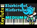 Bluebird of Misfortune [Deltarune: Chapter 2] by Toby Fox - Medium Mode [Piano Tutorial] (Synthesia)