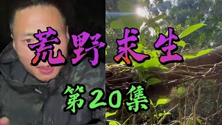 荒岛生存（20） 登岛第二天依然没有补充蛋白质，螃蟹陷阱也被潮水淹没，秦爱得饥不择食吃死鱼充饥，希望明天有收获。