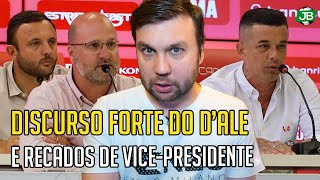 🔴 OS RECADOS DE UM VICE-PRESIDENTE E O DISCURSO FORTE DO D'ALESSANDRO NO VESTIÁRIO PARA OS JOGADORES