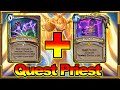 New AMAZING Quest Priest! Infinite Value Can Beat Any Class! Scholomance Academy | Hearthstone