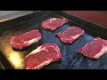 blackstone griddle diner style seared ribeye steaks take two everyday bbq