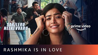 Rashmika Mandanna is in love with Mahesh Babu | Sarileru Neekevvaru | Train Scene|Amazon Prime Video