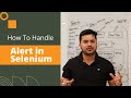 How to Handle Alert in Selenium Webdriver