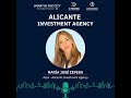 #49 Alicante Investment Agency: Empowering Innovation and Urban Sustainability