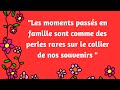 Citations touchantes sur la famille