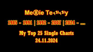 My Top 25 Single Charts from 24.11.2024