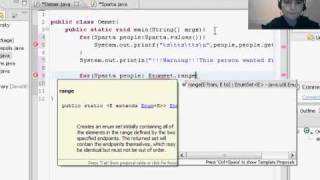 45 Java Programming Tutorial - EnumSet range Omer GEZER.wmv