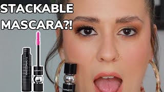 NEW MAC STACK MASCARA! 10 HR WEAR TEST!