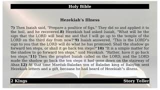 2 Kings - Chapter 20 - Hezekiah’s Illness | The Holy Bible
