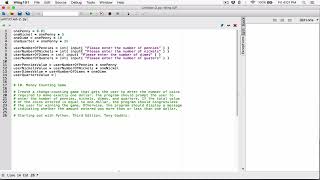 3.10. Money Counting Game - Python