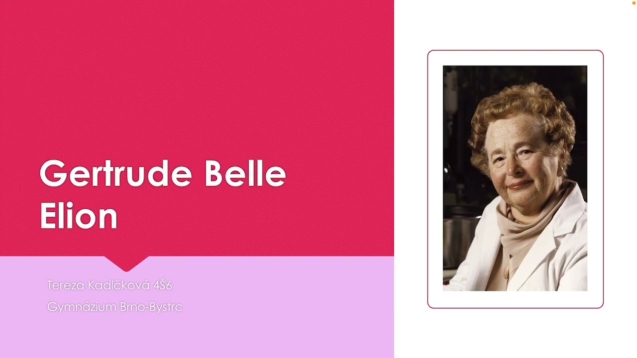 Gertrude Belle Elion - Mujeres En La Ciencia - YouTube