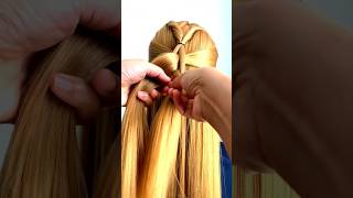 No braid hairstyle simple and quick hairstyle #hairstyle #cute